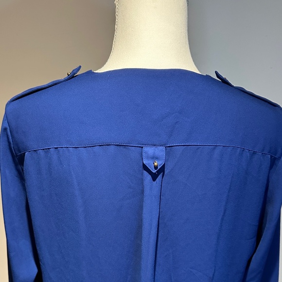 Express Royal Blue Blouse - Picture 4 of 5